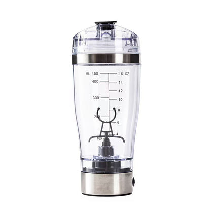 PeakFuel Electric Protein Shaker Cup – USB Rechargeable Mixing Bottle