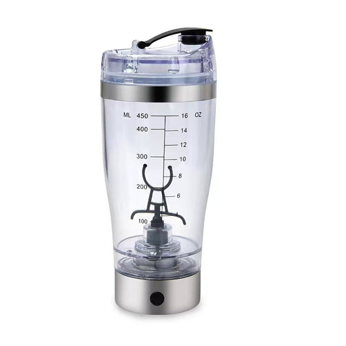 PeakFuel Electric Protein Shaker Cup – USB Rechargeable Mixing Bottle