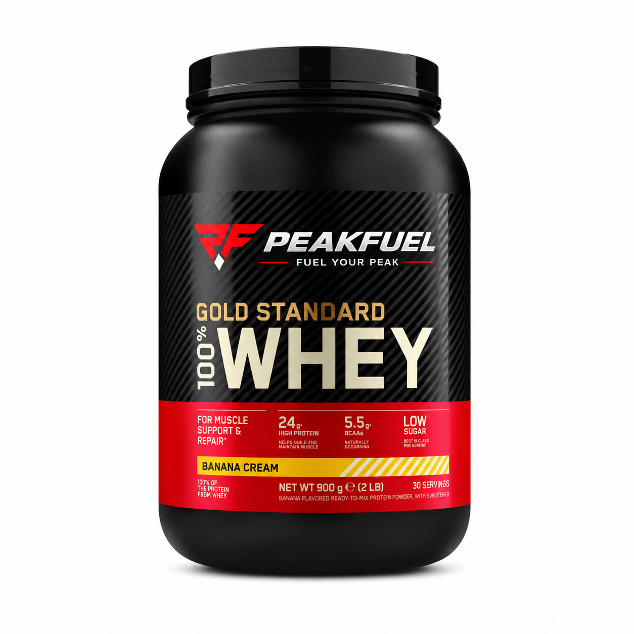 PeakFuel Gold Series 100% Whey Protein – Rich Banana Flavour