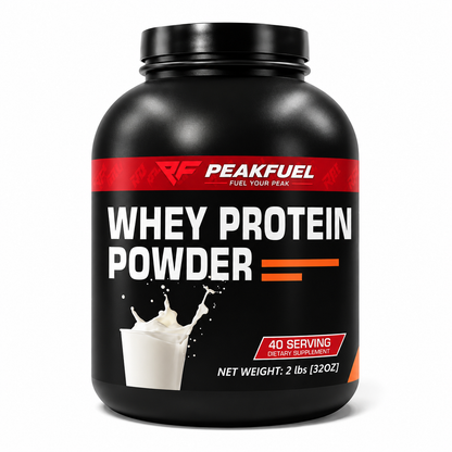 PeakFuel 100% Whey Protein Powder – Fitness & Muscle Support Supplement