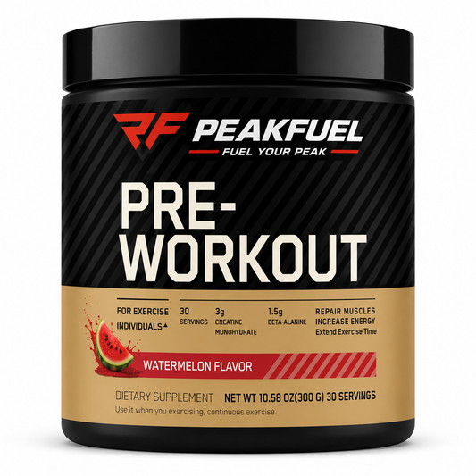 PeakFuel Pre-Workout + Creatine Gummies – Energy, Focus & Muscle Performance Supplements