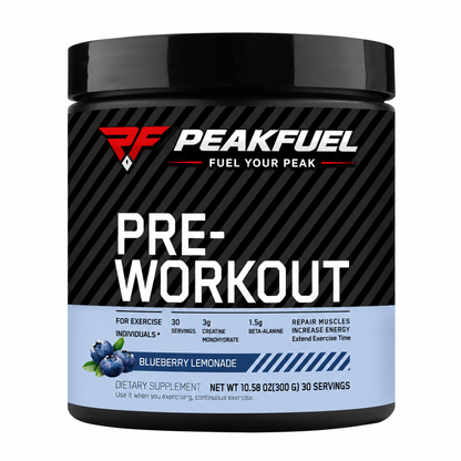 PeakFuel Pre-Workout + Creatine Gummies – Energy, Focus & Muscle Performance Supplements