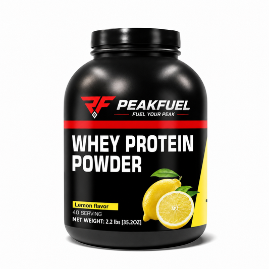 PeakFuel 100% Whey Protein Powder – Fitness & Muscle Support Supplement